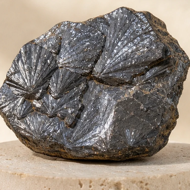 Close-up texture of Hematite raw stone