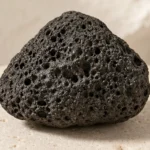 Close-up texture of Lava Stone raw stone