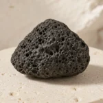 Lava Stone raw stone on travertine