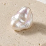 Close-up texture of Pearl raw stone