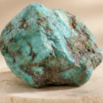 Close-up texture of Turquoise raw stone