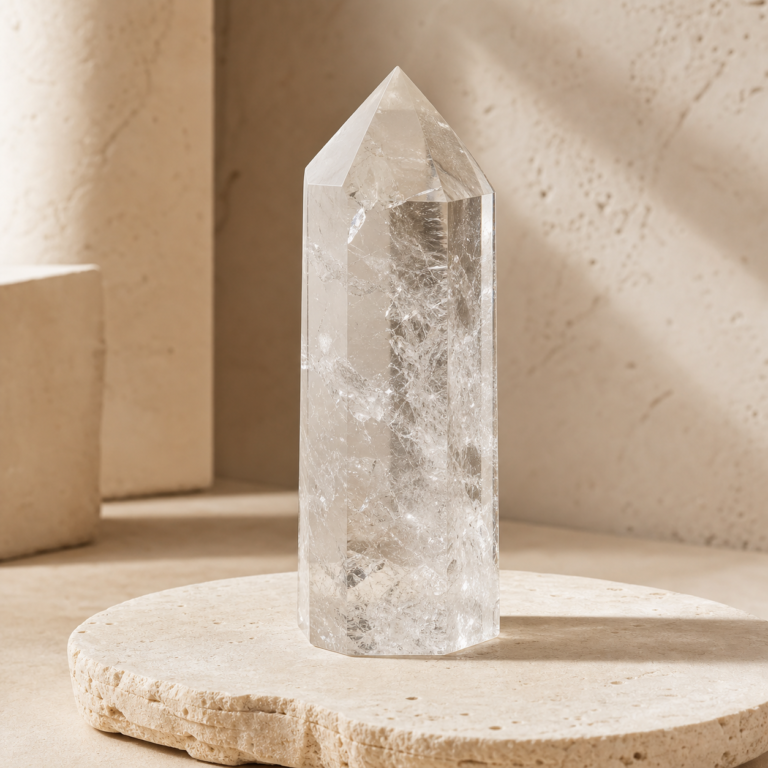 Clear Quartz Light Tower